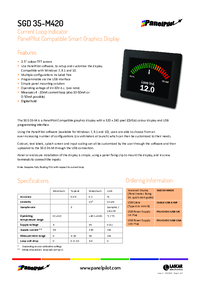 Thumbnail of document Data Sheet - SGD 35-M420 Programmable Loop Meter